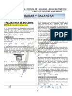 Pesadas y Balanzas