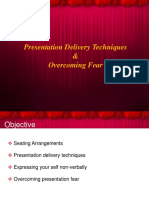 Presentation Delivery and Overcoming Fear PDF