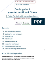 RSHE Physical Health and Fitness