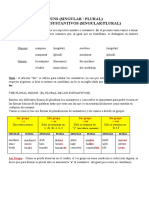 1st Sem Plural Nouns Explanations