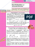 Algebra Identidades y Ecuaciones de Primer Grado