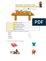 Ficha de Trabajo Lenguaje y Comunicación 1