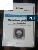 Mécanique Générale JCBône PDF