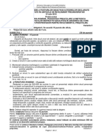 Subiecte Definitivat Și Titularizare 2015-2022 PDF