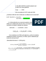 0,507 Molsicl × 2molcl 1mol Sicl 1,014molcl