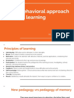 Behavioral Approach To Learning PDF