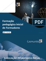Formação Pedagógica Inicial de Formadores: Mod - DFRH.110/04