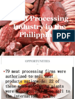 Meat Processing Industry in The Philippines