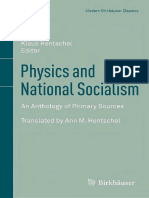 (Modern Birkhäuser Classics) Klaus Hentschel (Auth.), Klaus Hentschel (Eds.) - Physics and National Socialism - An Anthology of Primary Sources-Birkhäuser Basel (1996)