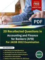 Formatted Accounting Finance For Bankers AFB 1 PDF