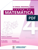 Registro Matematicas Primaria.