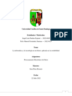 La Informática y La Tecnología en Un Futuro Aplicada en El Area Contable PDF