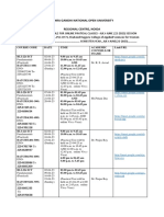 BLIS July 2022 Practical Counselling Schedule