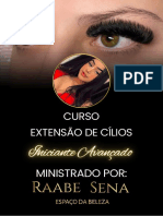 Curso Extensão de Cílios: Ministrado Por