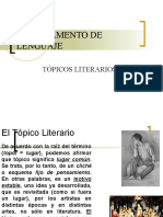 Tópicos literarios y sus ejemplos