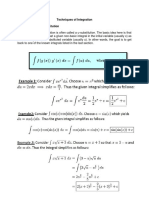 Lesson 5. Techniques of Integration PDF