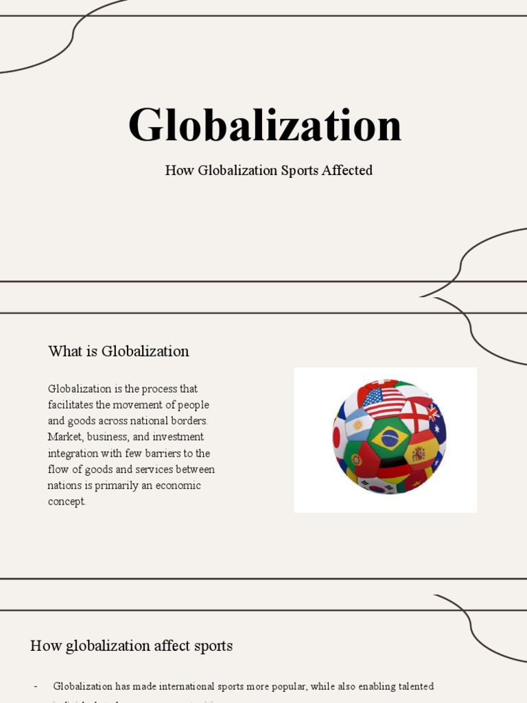 Impact of Globalization on Sports | PDF | Globalization | Sports