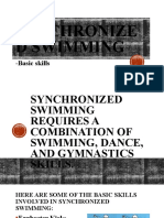 Synchronized Swimming Basic Skills