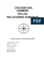 Maestro Hilarión Relaciones Humanas