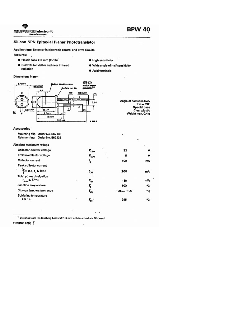 BPW40 | PDF