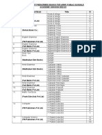 List of Prescribed Books For APSs - Nov 2021