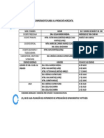 Calendarización de Acompañamiento Rumbo A La Promoción Horizontal Cape