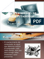 Mantenimiento de Computadores PDF