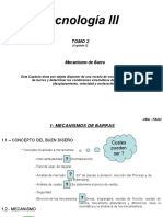 Mecanismos de barras: conceptos de desplazamiento, velocidad y aceleración