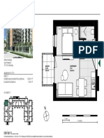 Apartament NR 314 Piętro 3 Projektowana Powierzchnia Użytkowa: Powierzchnia Balkonu: 29,54 M 3,45 M