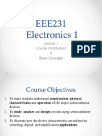 EEE231 Electronics 1 PDF