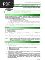 Download Pre-Entry Proficiency Test General Information Sample Test Paper  Answer Sheet by Jawad Raza SN64528891 doc pdf