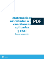 Matemáticas Aplicadas - 3ESO - Ceuta y Melilla - 2019