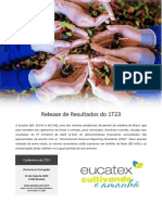 Press Release Do Resultado Da Eucatex Do 1T23
