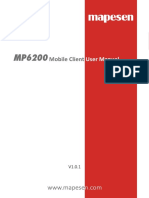 MP6200 Mobile Client User Manual
