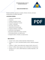 Contenido Minimo Analisis Matematico I