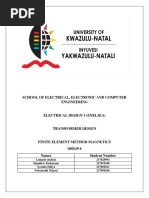 Electrical Design 3 Final Report (FEMM) PDF