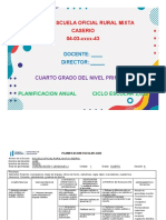 4 Planificacion Cuarto Grado-Curriculo Emergente 2022