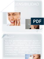 Hipersensibilidad Dental