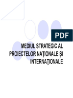 Mediul Strategic Al Proiectelor Nationale Si Internationale PDF