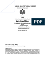 Informe de Materiales Líticos