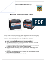 Mantenimiento Del Sistema Electrico PDF