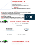 Auditoria CSD FILIAL DE SINOP 2018