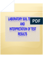 LABORATORY TESTING AND INTERPRETATION OF TEST RESULTS