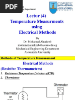 Lecture (4) RTD and Thermistor