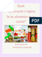 Ebook Conservación e Higiene de Los Alimentos