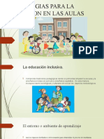 Estrategias para La Inclusion en Las Aulas