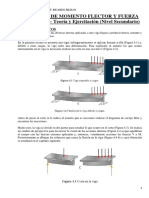 DIAGRAMA DE MOMENTO FLECTOR Y FUERZA CORTANTE - Teoría y Ejercitación (Nivel Secundario)