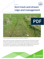 A Guide To Farm Tracks and Stream Crossing Design and Management