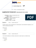 Autoevaluación de La Unidad - Revisión Del Intento Legislacion Comercial Unidad 9