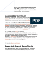 Documento Segunda Guerra Mundial